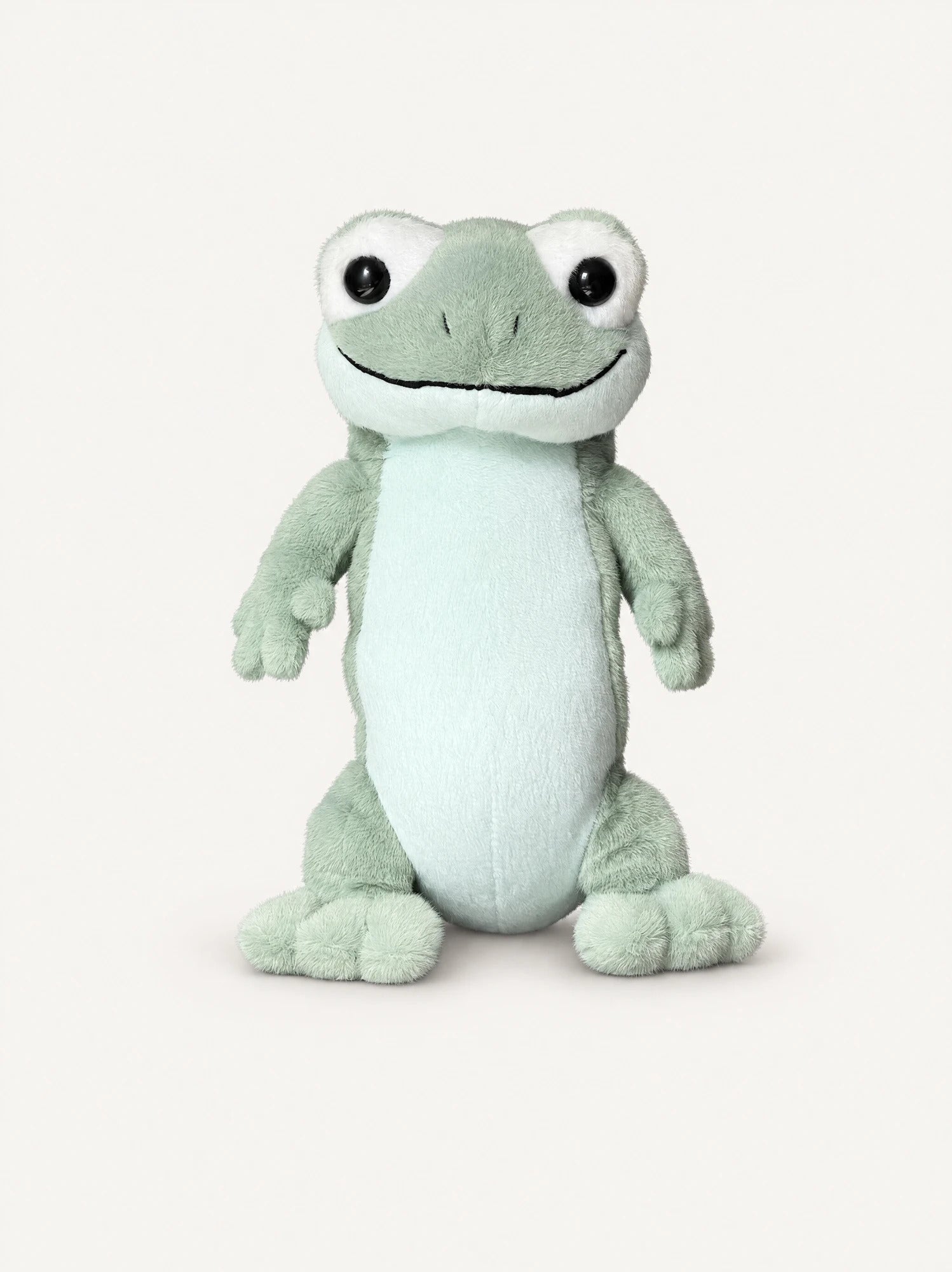 Milo, Eidechse aus Plüsch, 25 cm, Vorderansicht